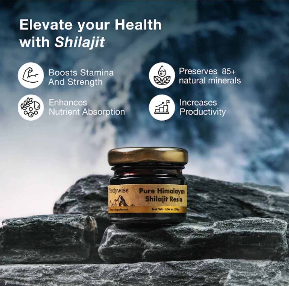 PURE HIMALAYAN SHILAJIT RESIN